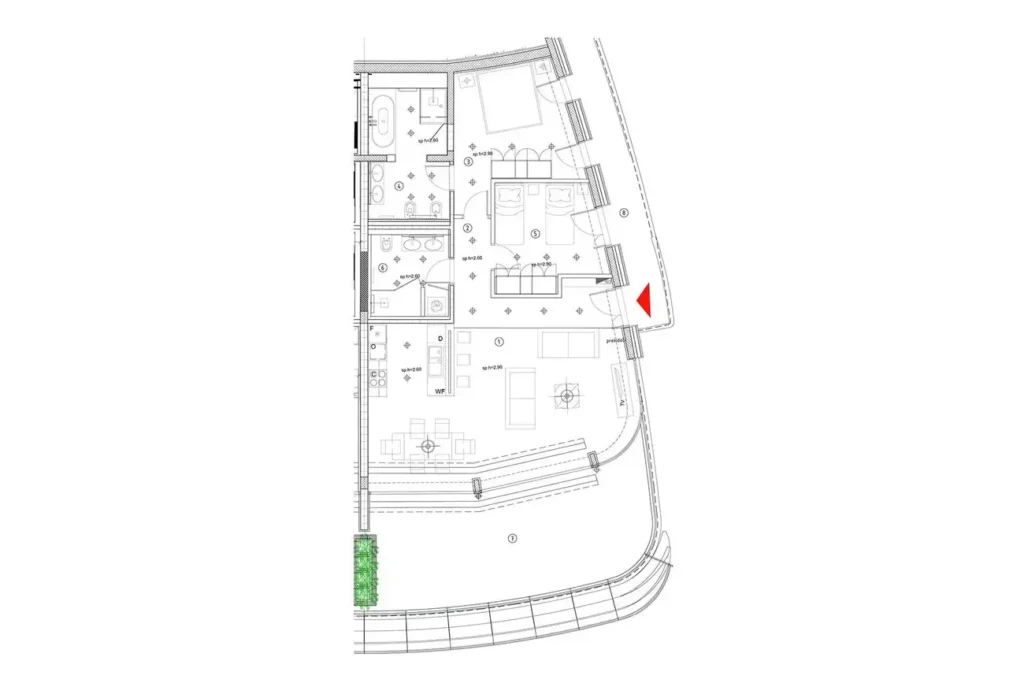 Апартаменты-студия в жилом комплексе