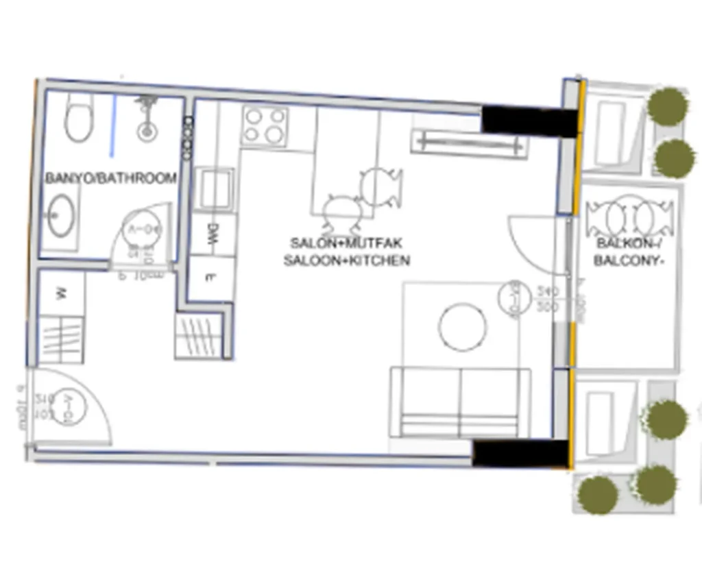 Smart Studio 31.23 м² в