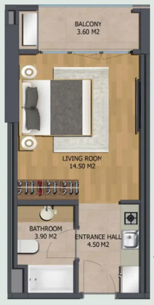 Expanzivní třípokojový dům o rozloze 238,75 m² v